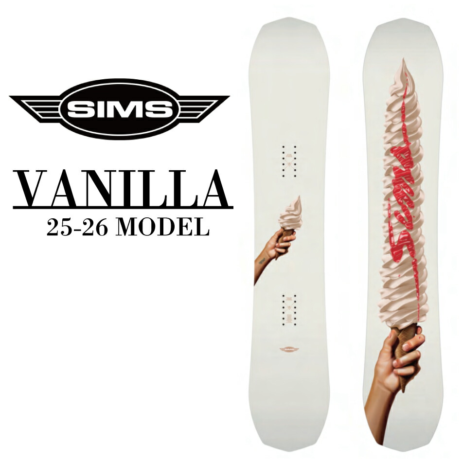 楽天市場】25-26 SIMS VANILLA シムス バニラ ボード スノーボード 板