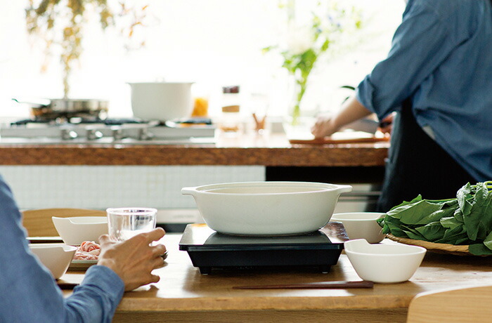 楽天市場】キントー IH 土鍋 2.5L すのこ付き ホワイト ブラック IH