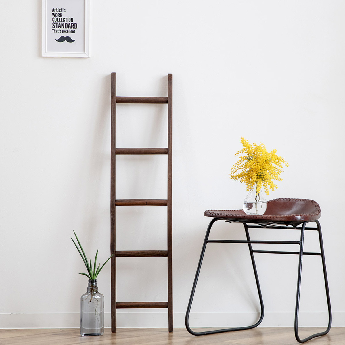 楽天市場】オーナメント ウッド・ラダー （ ガーデニング雑貨 はしご