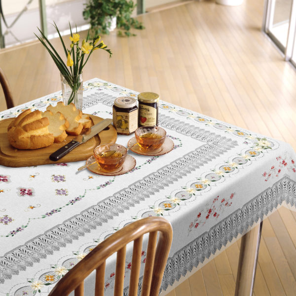 楽天市場】テーブルクロス 135×185cm MGプリントレース セーヌ 樹脂製