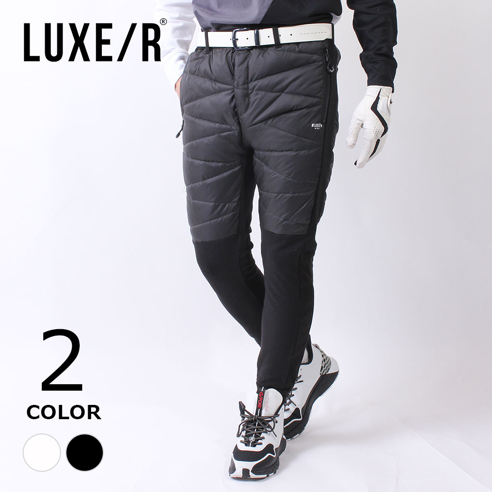 楽天市場】【MENS】LUXE/R GOLF ダウン切替ジョガーパンツ メンズ