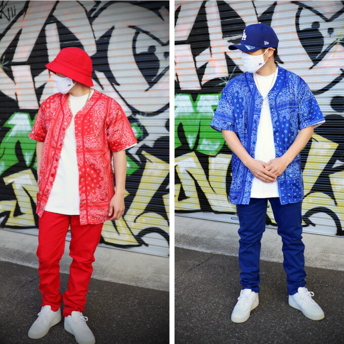 楽天市場】VICTORIOUS ヴィクトリアス 【バンダナ ベースボールシャツ