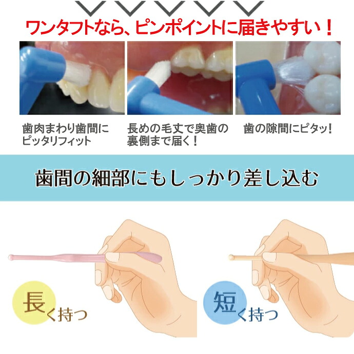 楽天市場】【☆50%OFF】ワンタフトブラシ「Miclin-ミクリン-」 10本