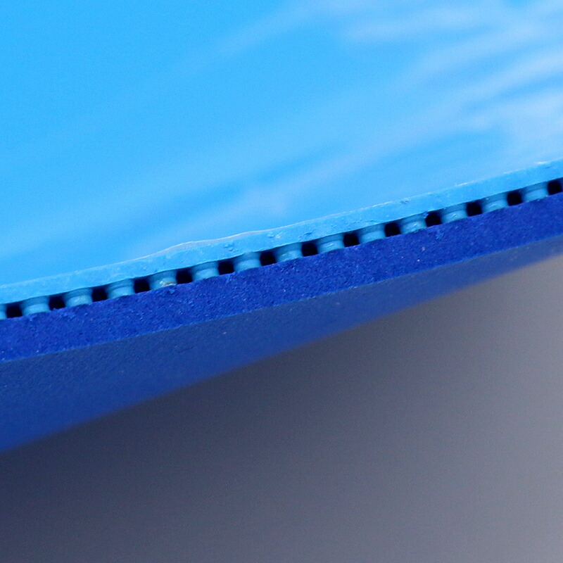 楽天市場】紅双喜（DHS）キョウヒョウ9 カラーラバー ブルー BLUE