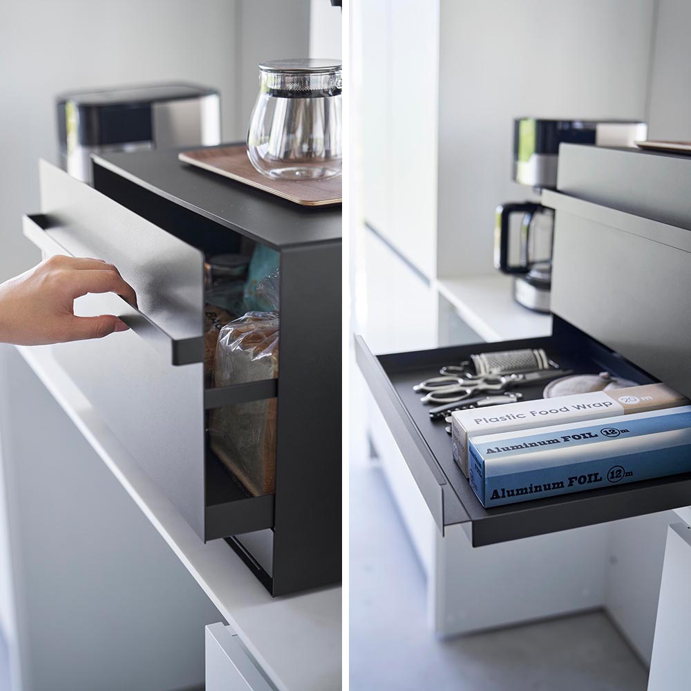 楽天市場】山崎実業 tower タワー シリーズ キッチン ブレッドケース