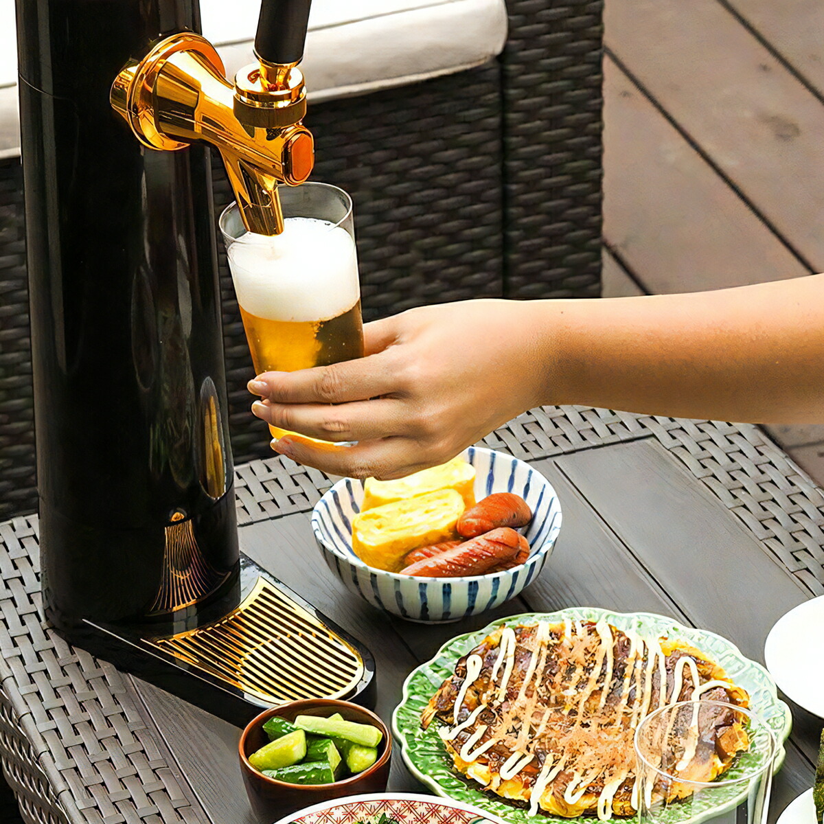 楽天市場】【ポイント5倍 3/1】GREEN HOUSE スタンド型ビアサーバー