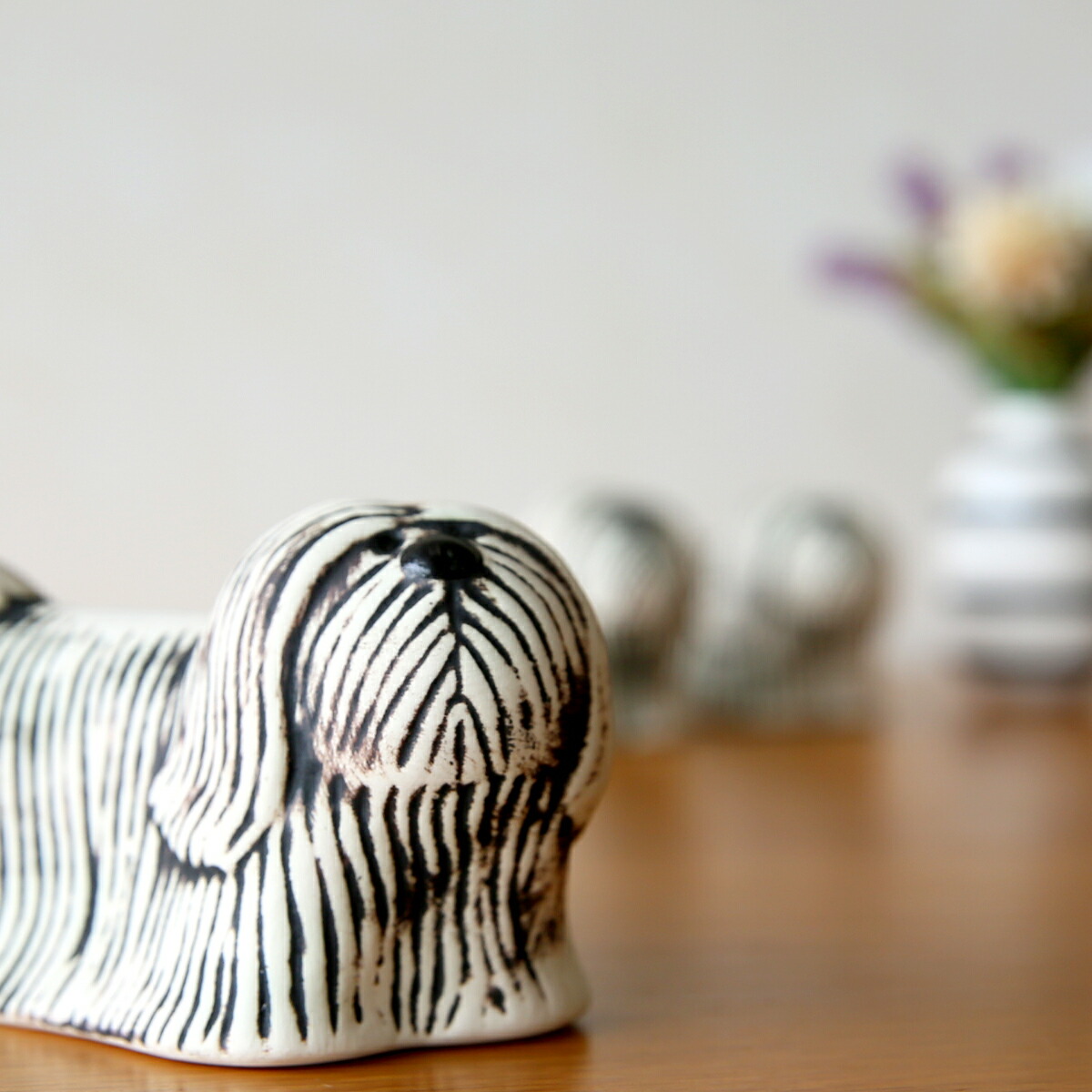 楽天市場】【クーポン4種あり】リサラーソン 置物 犬 ミニケンネル