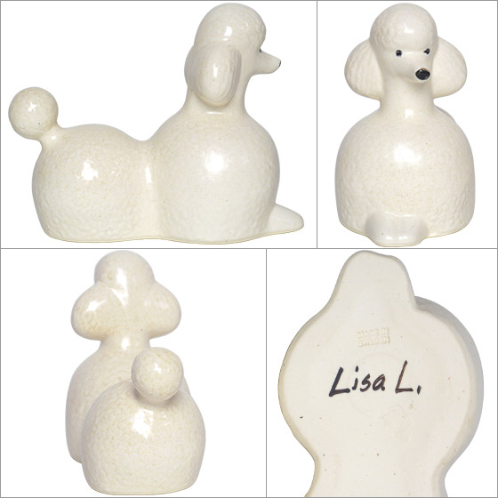 楽天市場】【クーポン4種あり】リサラーソン 置物 ケンネル プードル