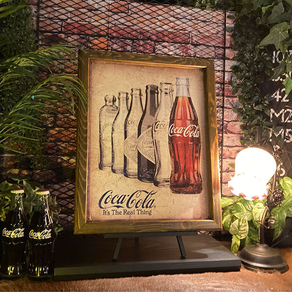楽天市場】MADE・IN・USAシリーズ｢COCA-COLA｣メタル製 高級アート