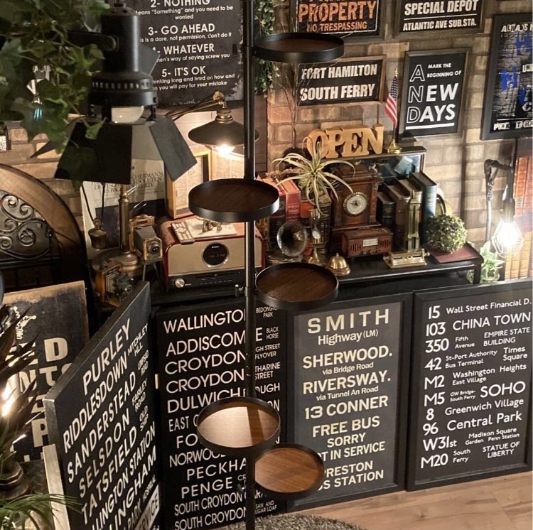 楽天市場】｢BROOKLYN ART STYLE｣!! 螺旋ポールラック(棚板5個付き