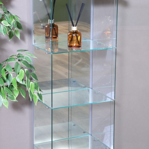 楽天市場】ガラスコレクションケース BAAL 63932 ブラック 不二貿易