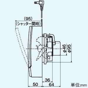 楽天市場】三菱 パイプ用ファン 《とじピタ》 排気用 高密閉電気式