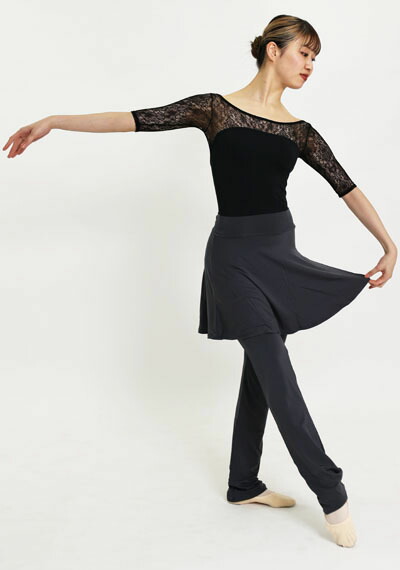 楽天市場】バレエ トップス 大人 シャンデリーレース・5分袖レオトップ