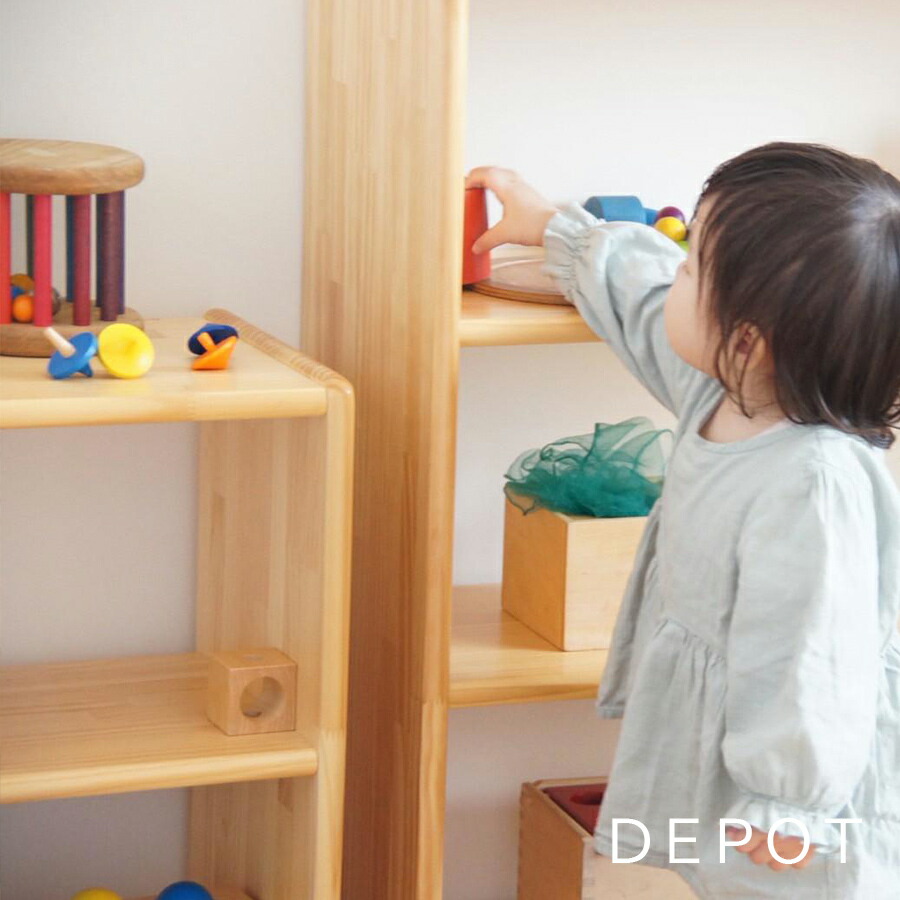 楽天市場】ブロック社 保育園 幼稚園 施設向け 白木棚 （大） 可動式