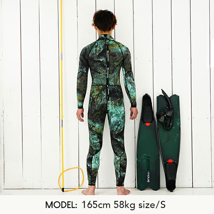 楽天市場】ウェットスーツ フルスーツ メンズ 3mm 2mm カモ柄 迷彩