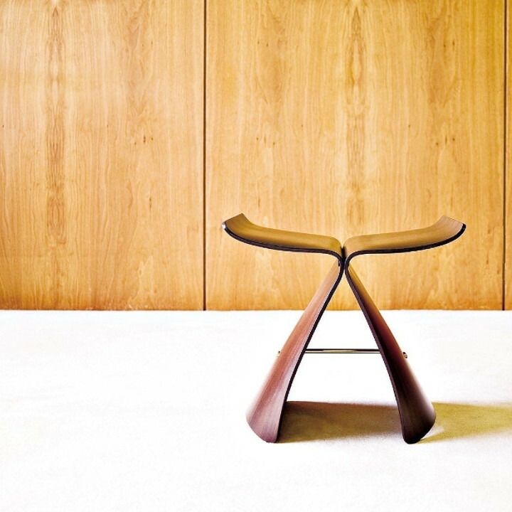 楽天市場】あす楽 天童木工 柳宗理バタフライスツール ローズウッド S