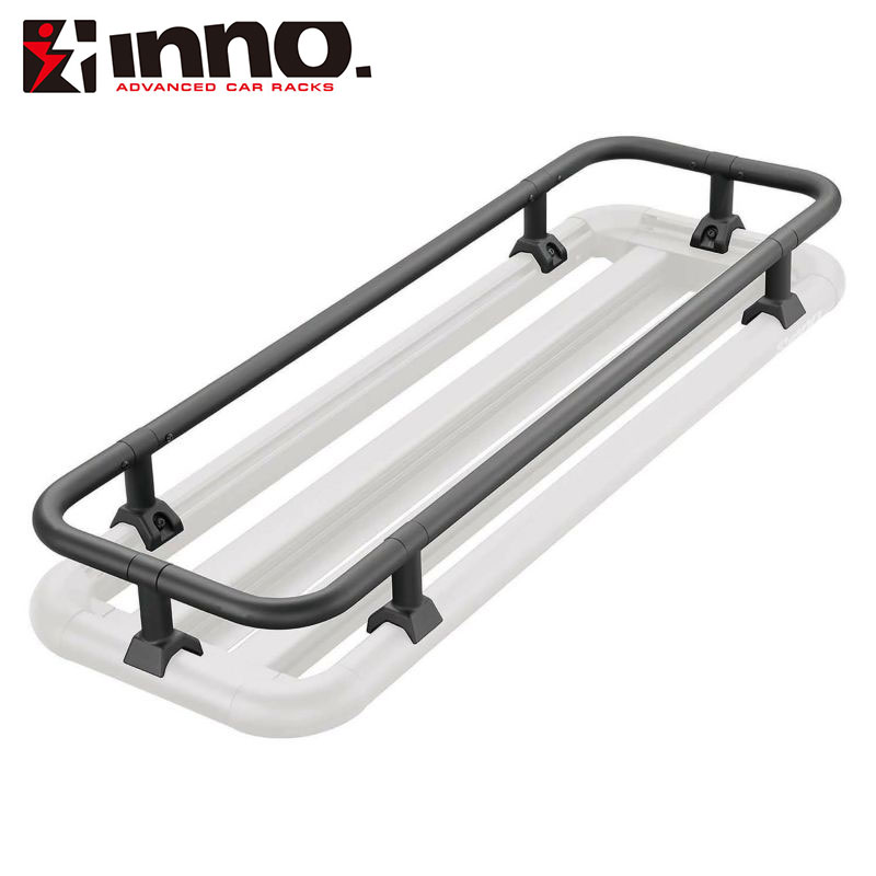 楽天市場】ルーフラック ルーフデッキ45用レールキット ブラック INNO