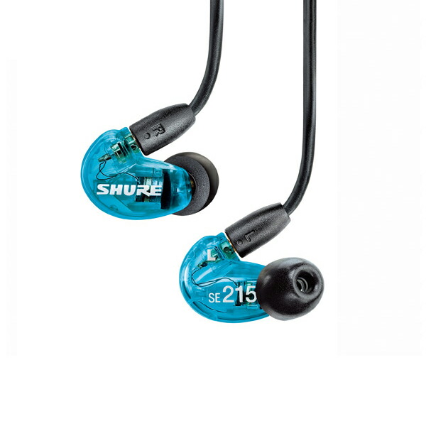 楽天市場】SHURE シュア SE215 Special Edition ブルー 有線イヤホン