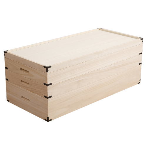 楽天市場】桐衣装箱 三段の通販