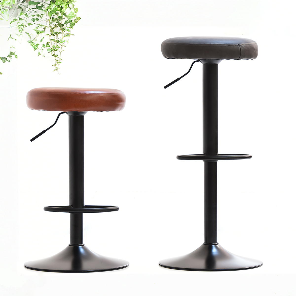 楽天市場】カウンターチェア 昇降バーチェアー 回転椅子 回転スツール