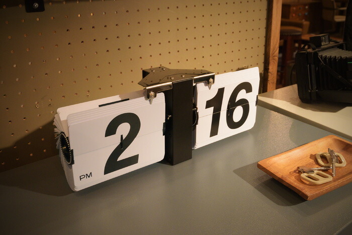 楽天市場】《東谷/LF》フリップクロック 置き時計 掛け時計 パタパタ