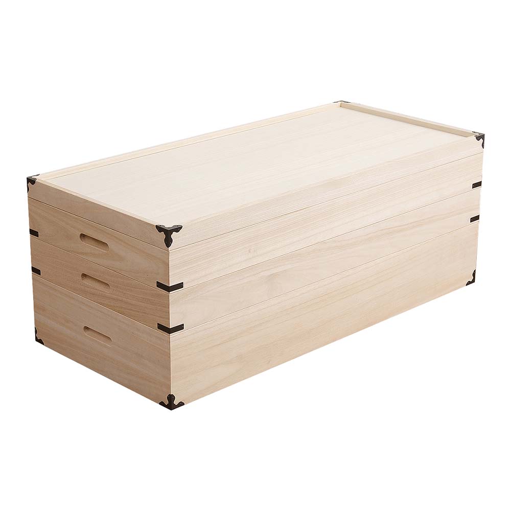 楽天市場】日本製 桐衣装箱 3段高さ35 衣装ケース 衣装箱 着物収納