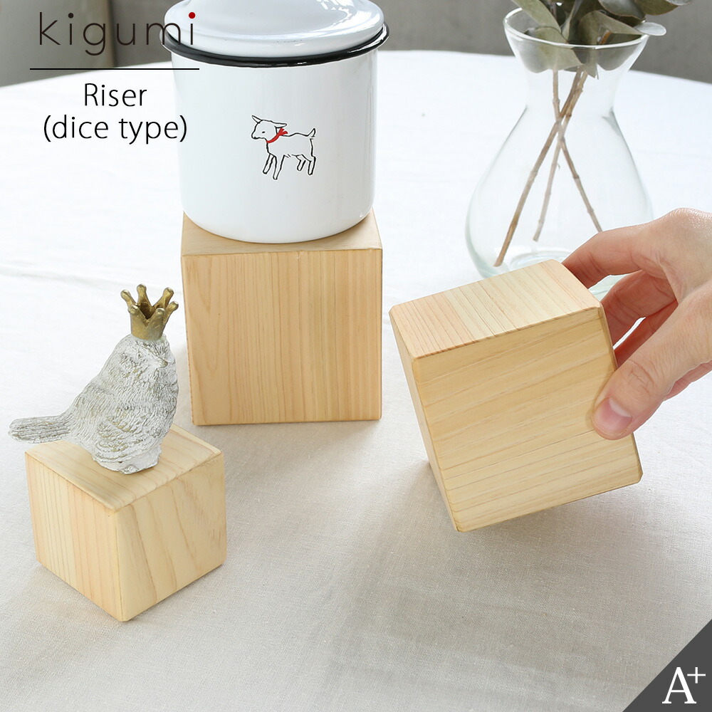 楽天市場】A+ (アクセントプラス) ショーケース用ライザー(サイコロ型