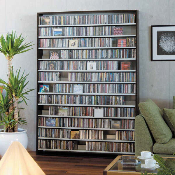 楽天市場】CD屋さんのCDラック 大容量 CD1668枚収納可能 インデックス