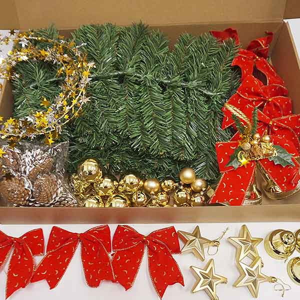 楽天市場】クリスマス 装飾 店舗の入口や連続面に スワッグ ガーランド