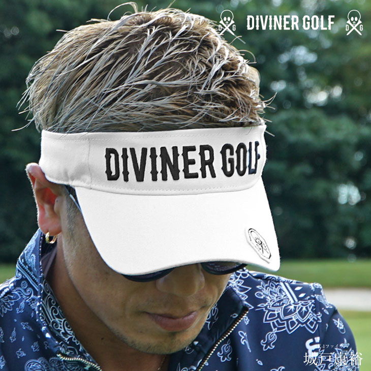 楽天市場】【DIVINER GOLF】ゴルフ サンバイザー メンズ ゴルフウェア