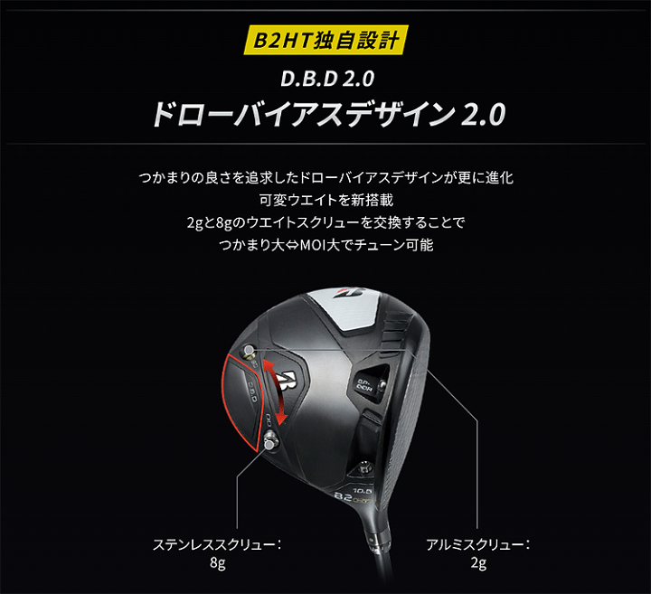 楽天市場】BRIDGESTONE GOLF ブリヂストン ゴルフ 日本正規品 B2 HT