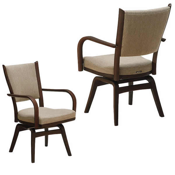 楽天市場】カリモク ダイニングチェア CT735モデル 合成皮革張 肘付