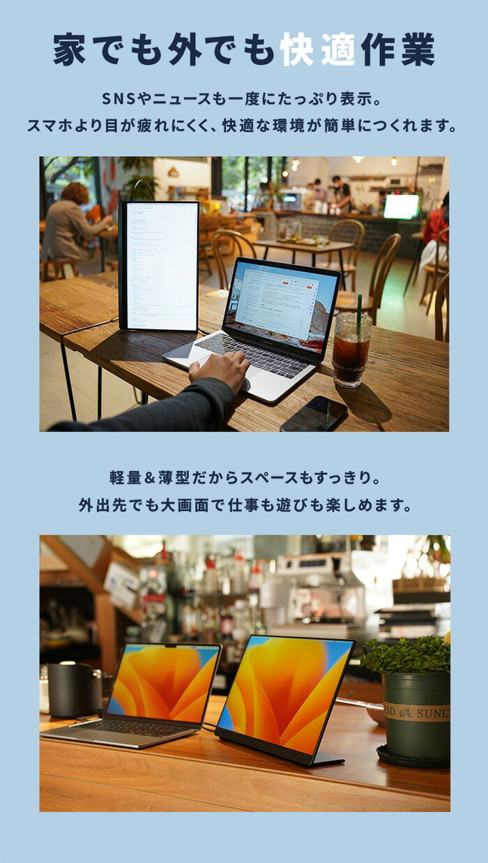 楽天市場】EHOMEWEI モバイルモニター 4K 有機EL 13.3インチ 【Windows