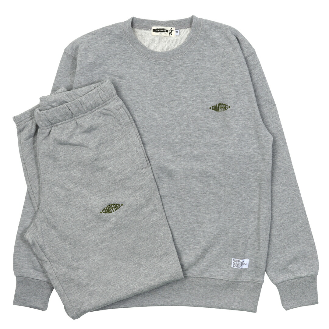 楽天市場】CAMPFREE スウェット 上下 セットアップ 裏毛 メンズ