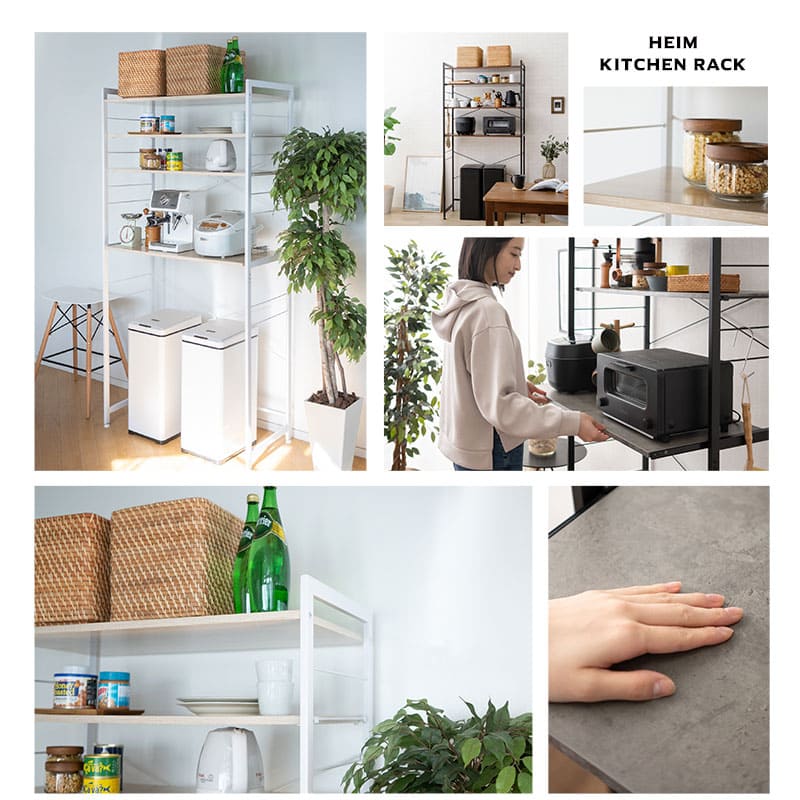 楽天市場】【2000円OFF】キッチンラック ゴミ箱 レンジ台 幅90 3段