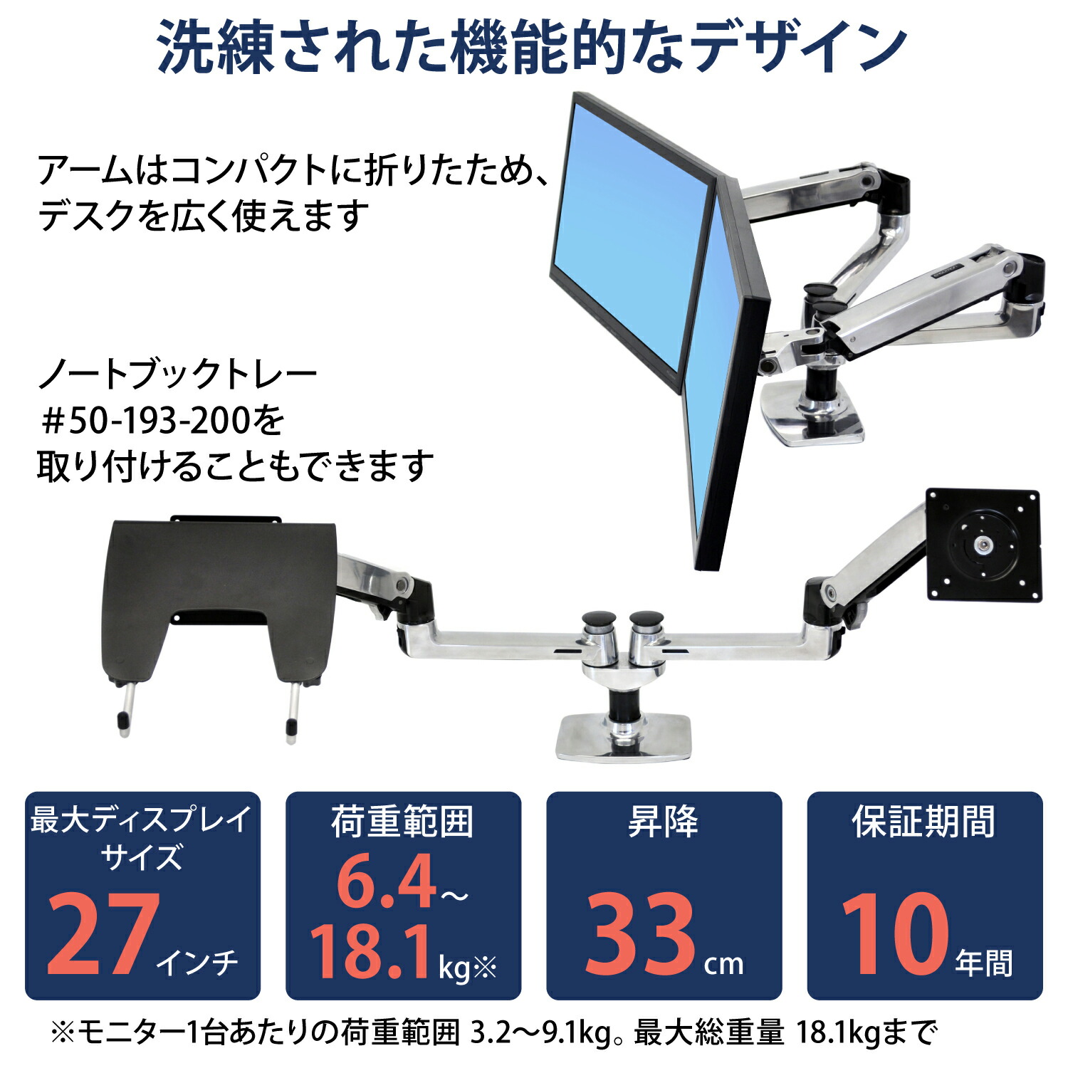 楽天市場】【楽天スーパーセール特価】【モニターアーム】エルゴトロン