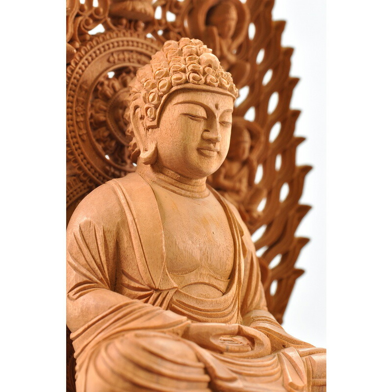 楽天市場】【曹洞宗 臨済宗 禅宗】仏像 白檀 釈迦如来 八角台座 飛天