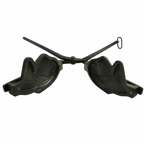 楽天市場】鉄鋳物製 「本職用」たい焼き一丁焼き（一匹用）本職用 本物