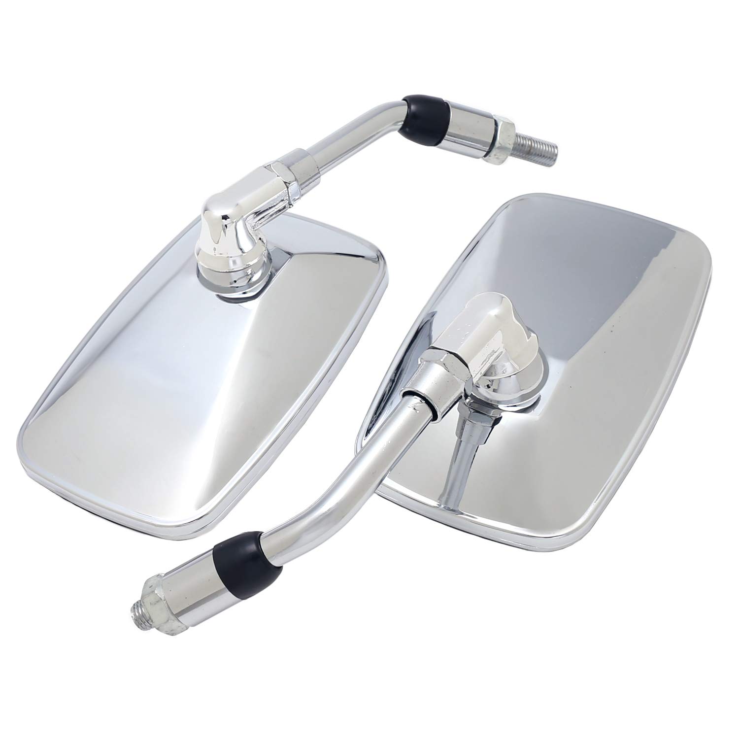 楽天市場】nakira すり抜けしやすい ショート ミラー 大きめ スクエア