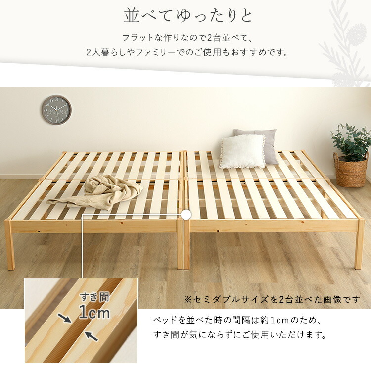 楽天市場】家具o 2分で完成！組立簡単ベッド ハイタイプ【Trans