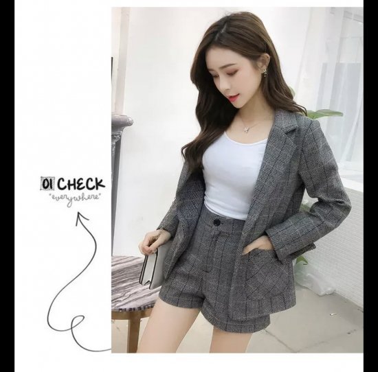 楽天市場】【取寄】セットアップ レディース 長袖 2点セット チェック