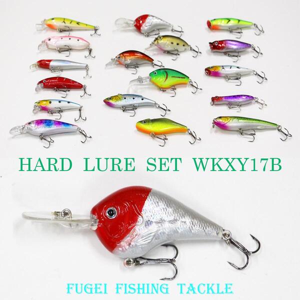 楽天市場】ルアー 17個 セット R12WKXY17B バス釣り用ハードルアー
