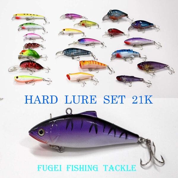 楽天市場】送料無料 バス ルアーセット ルアー 21個 R12lureset21K