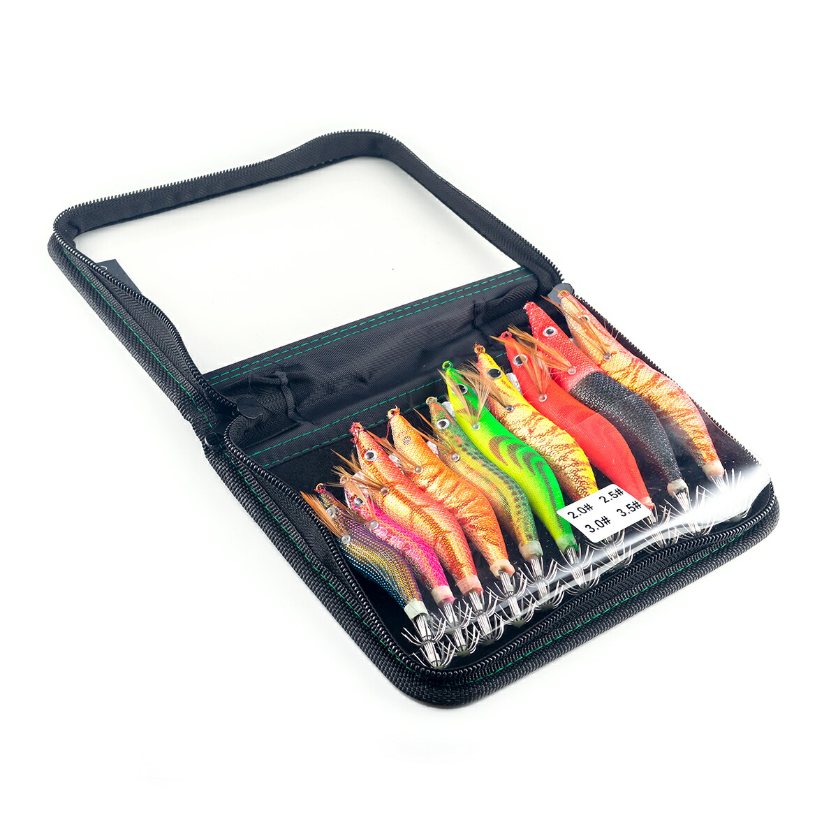 楽天市場】イカ釣り エギングセット 蛍光餌木 エギ イカ コウイカ