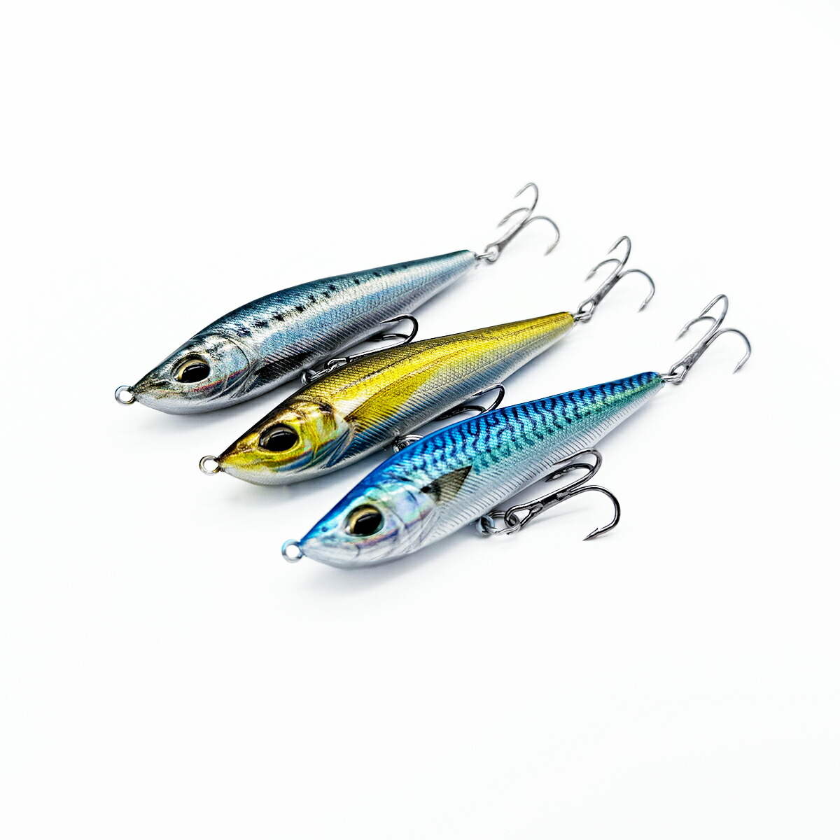 楽天市場】シンキングペンシル ルアー アジ サバ イワシ 3色セット 14g