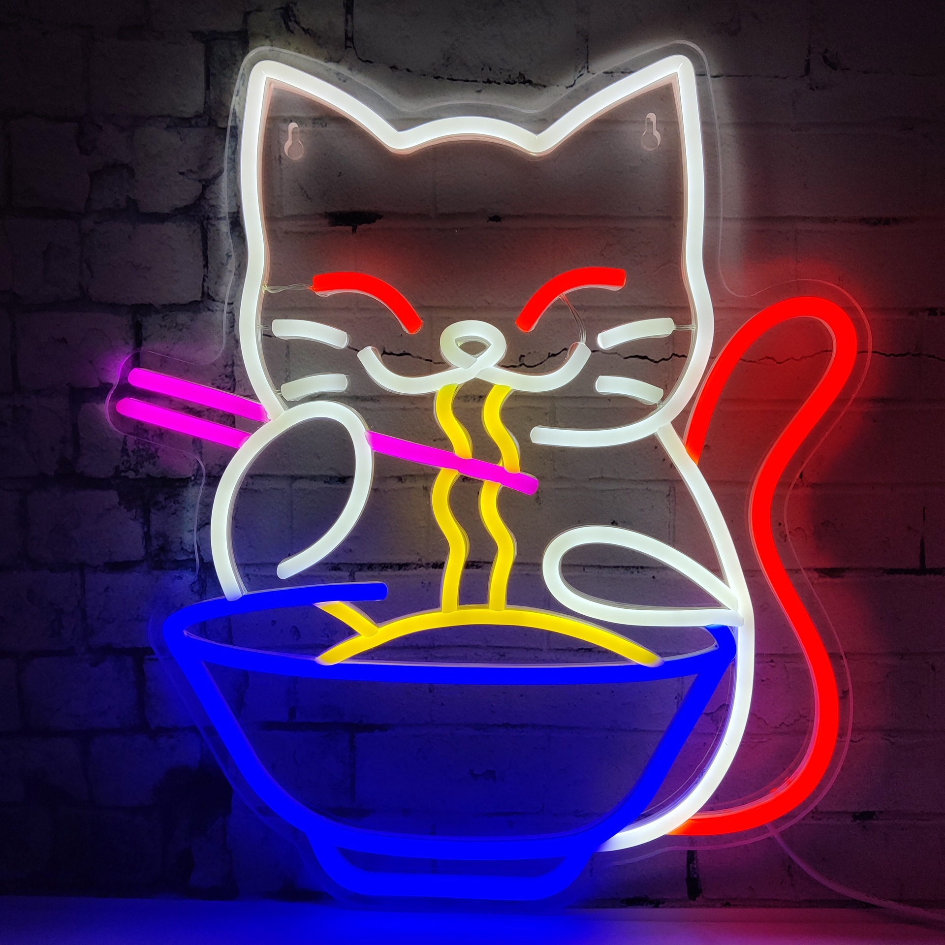 楽天市場】【PT10倍+10%OFFクーポン】ラーメン ネオンサイン 多階段調