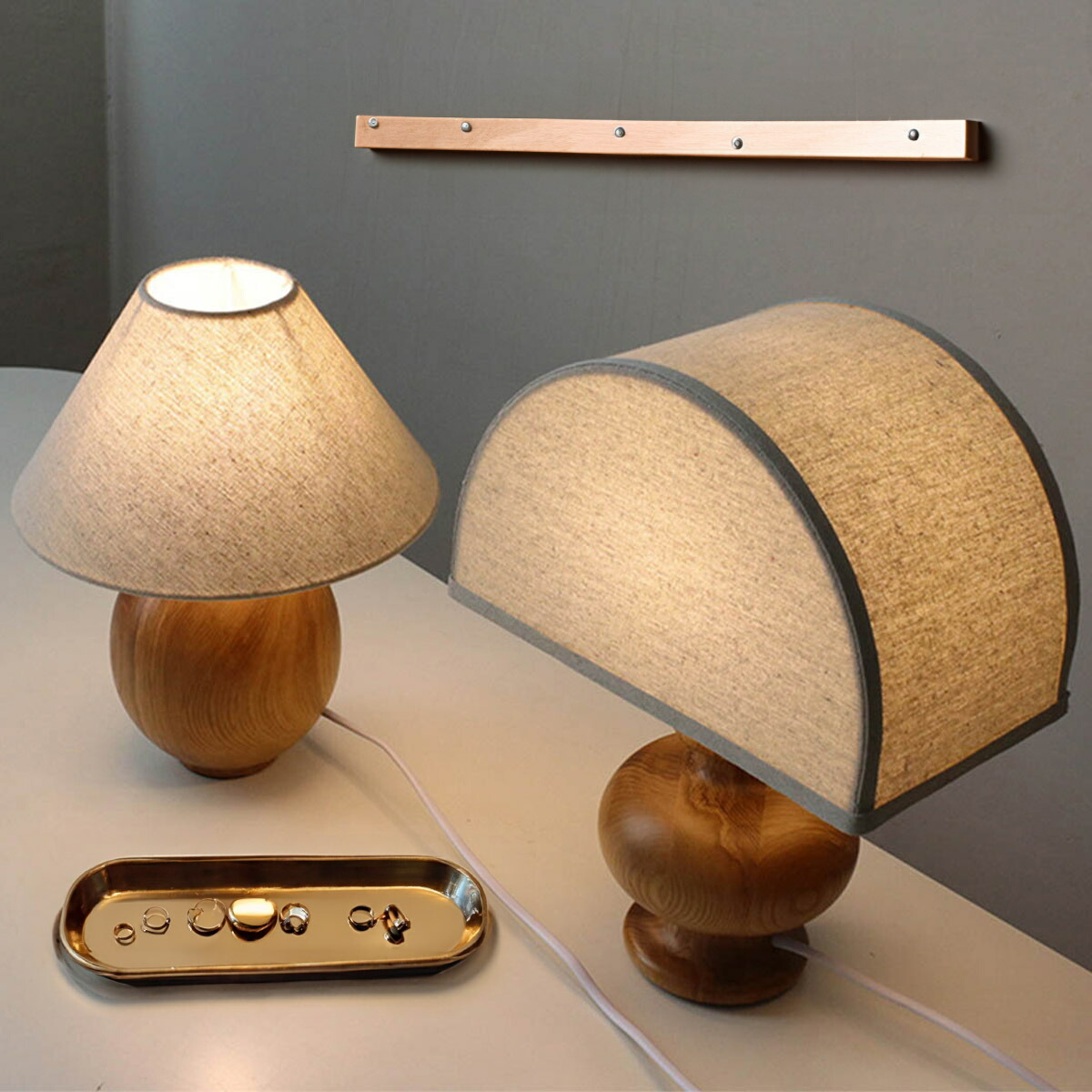 楽天市場】【SS限定5％OFF】木製ベースにリネンシェードを組み合わせた