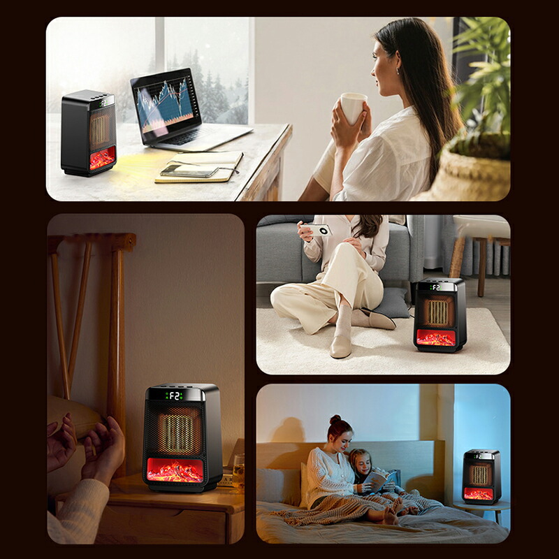 楽天市場】【SS限定5％OFF】ファンヒーター セラミックヒーター 2秒速