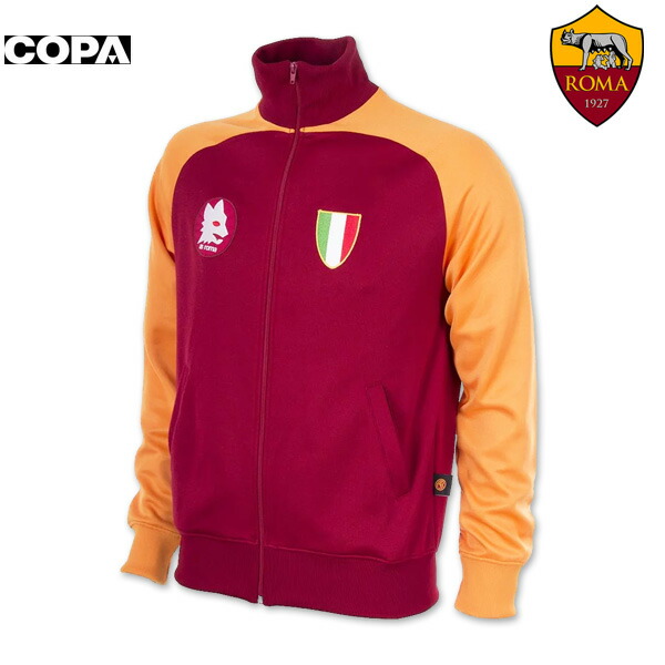 楽天市場】ASローマ 1983 スクデット レトロ フットボールジャケット