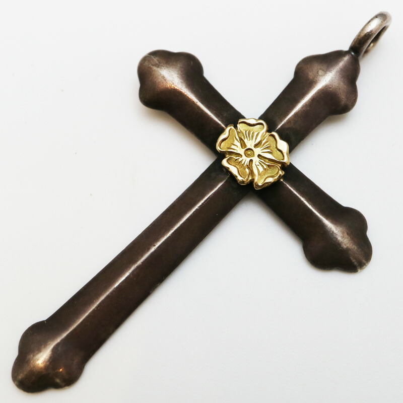 楽天市場】goro's(ゴローズ) OLD物 ローズメタル付クロスネックレス